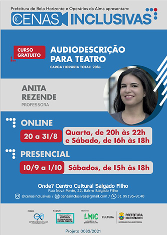 Cenas Inclusivas - Audiodescrição para Teatro
